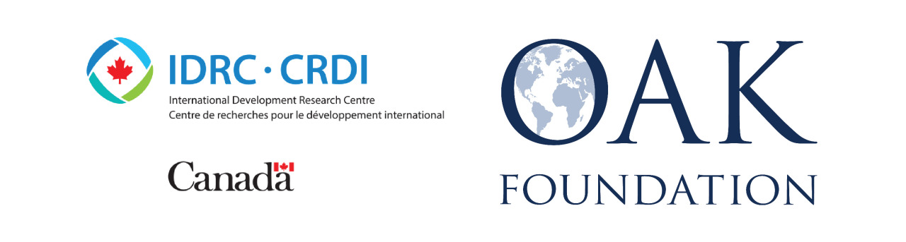 Logo of International Development Research Centre (IDRC) and OAK Foundation